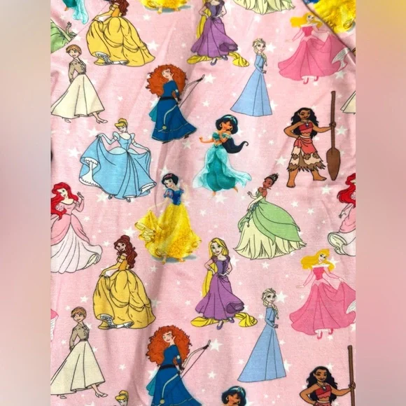 Baby Girl Disney Princess Bamboo Zipper Sleeper 18-24m Pink - Picture 4 of 4